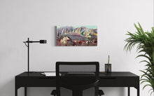 Load image into Gallery viewer, Where I Lay Down to Rest Ireland Painting Derryveagh Mountains Glenveigh National Park Painting in situ desk