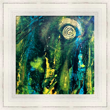Load image into Gallery viewer, XANADU {The Two, Two Minutes Before} ☼ Spirited Life Painting {Art Print} 8x8 The Two Two Minutes Before They Knew Love Painting by Virginia Artist Dawn Richerson framed