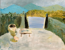 Load image into Gallery viewer, Portal to the Peaks - Peaks of Otter painting - Blue Ridge Blessings Original Painting {Art Prints}{Collection Originals} Bedford Virginia Painting • Claytor Nature Center - Dawn Richerson