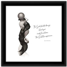 Load image into Gallery viewer, The Ecstatic Soul ☼ Simple Inspiration Design {Art Print} Design Print New Dawn Studios 16x16 Framed