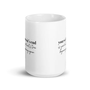 WIT'S END ☼ Word Up! {On the Way} Ceramic Mug