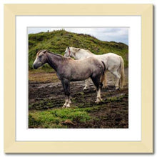 Load image into Gallery viewer, Working Together ☼ Soul of Ireland Horses {Photo Print} Photo Print New Dawn Studios 8x8 Framed