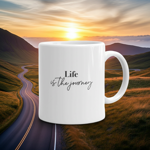 LIFE IS THE JOURNEY ☼ Word Up! {On the Way} Mug