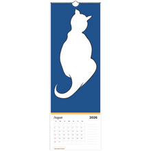 Load image into Gallery viewer, Cool Cats Coloring Calendar 2026 August
