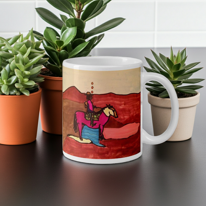 Mirage of Mystery Art of Love Mug - gift for partner, boyfriend or girlfriend