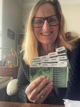 Load image into Gallery viewer, Soul Simple Life Flow Index Tabs 12 Life Realms Essence, Health, Wealth, Love, Life's Work, Home, Career, Passion, Adventure, Spirit, Learning, Legacy for easy life tracking 
