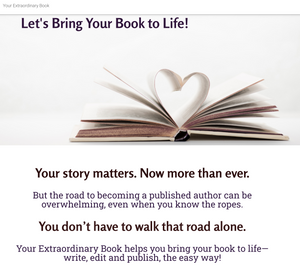 Bring your book to life this year. Write your book. Edit your book. Publish your book.