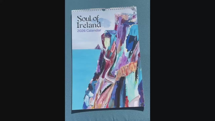 Soul of Ireland Art Calendar Large Format — 2026 Ireland Calendar
