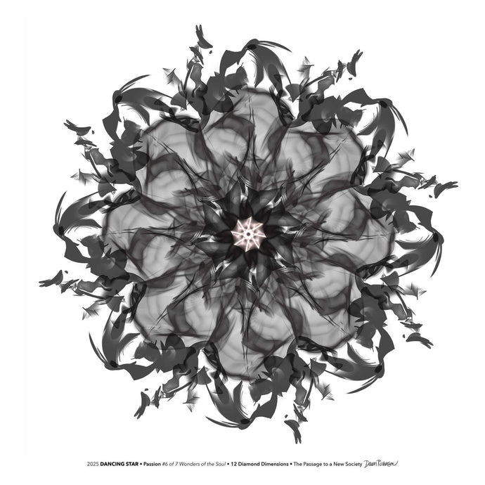 #11 Dancing Star ☼ Diamond Dimensions SEA Series {Art Print} Design Print New Dawn Studios 8x8 Unframed 