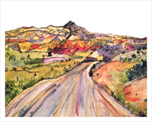 Load image into Gallery viewer, LEAVING GHOST RANCH ☼ Spirit of the Southwest NM Watercolor {Art Print}
