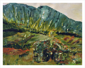ROCK OF AGES ☼ Soul of Ireland Painting {Art Print} Gleniff Horseshoe Dolman painting County Sligo by Virginia artist Dawn Richerson 11x14
