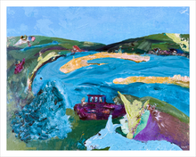 Load image into Gallery viewer, DONEGAL SHIPWRECK ☼ Soul of Ireland Painting {Art Print} 11x14
