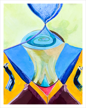 Load image into Gallery viewer, RECEPTIVITY Sacred Chalice ☼ Curvature &amp; Creation Watercolor {Art Print} 11x14
