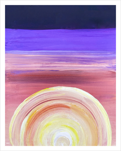 Sunset painting Dawn Richerson 11x14