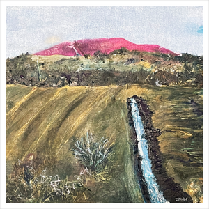 Regal Reassurance - Ways of the Water Ireland Painting farmer's field - Dawn Richerson 16x16