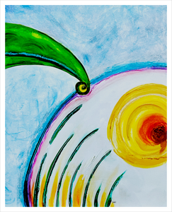 REACH The Arc of Life ☼ Curvature & Creation Watercolor {Art Print} 16x20