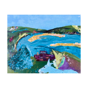 DONEGAL SHIPWRECK ☼ Soul of Ireland Painting 4x5