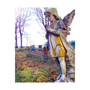 GUARDIAN OF GRACE ☼ Faithscapes {Photo Print} 4x5 cemetary angel photo 