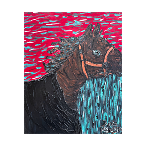HORSE WITHOUT A RIDER ☼ Animal Kingdom {Art Print} 4x5