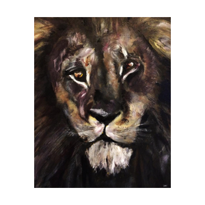 RETURN OF THE GOLDEN SON ☼ Animal Kingdom Lion Painting {Art Print}
