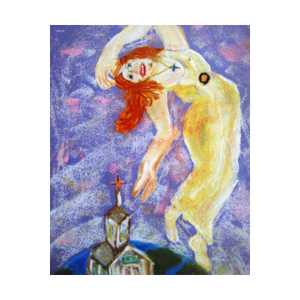SHE FLOATS FREE ☼ Magdalen Painting {Art Print}