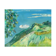 Load image into Gallery viewer, SKYDANCE ☼ Soul of Ireland Painting {Art Print} Mystical Irish Spring painting Dartry Mountains County Sligo by Virginia artist Dawn Richerson 4x5
