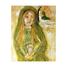 Load image into Gallery viewer, True Treasure Magdalen Series Pastel Sketch Dawn Richerson 4x5
