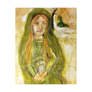 True Treasure Magdalen Series Pastel Sketch Dawn Richerson 4x5