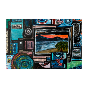 Digital Reality technology painting Dawn Richerson 4x6