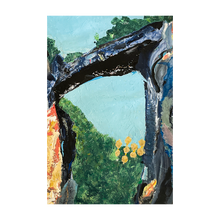 Load image into Gallery viewer, Virginia Natural Bridge Painting - Blue Ridge Parkway painting - Dawn Richerson -Soul of Place 4x6
