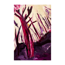 Load image into Gallery viewer, PURPLE HEART: They Gave Their Lives for Liberty  - nature painting - freedom painting - tree painting - war heroes Bedford Virginia - Dawn Richerson - 4x6
