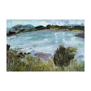 Sligo Bay View from Coney Island ☼ Soul of Ireland Painting {Art Print} Dawn Richerson 4x6