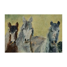 Load image into Gallery viewer, Three Amigos Soul of Ireland horses painting 4x6
