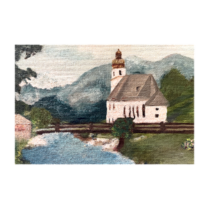 BAVARIAN CHURCH ☼ Soul of Germany Painting 4x6