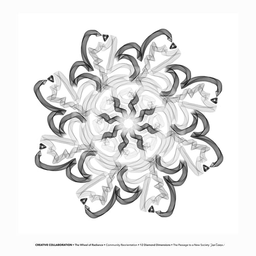 #5 Creative Collaboration ☼ Diamond Dimensions SEA Series {Art Print} Design Print New Dawn Studios 8x8 Unframed 