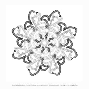 #5 Creative Collaboration ☼ Diamond Dimensions SEA Series {Art Print} Design Print New Dawn Studios 8x8 Unframed 