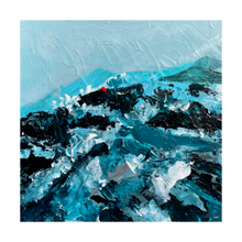 Load image into Gallery viewer, After Poseidon Soul of Ireland painting Wild Atlantic Way ocean painting Dawn Richerson Art 5x5
