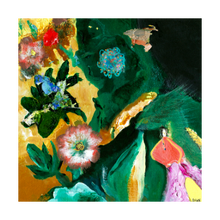 Load image into Gallery viewer, FLOWERS TO REMEMBER YOU BY ☼ Heart of America Virginia / Parkway Perspectives {Art Print} Nature Painting of the Blue Ridge Parkway by Virginia artist Dawn Richerson 5x5

