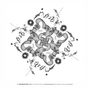#6 Building the Nest ☼ Diamond Dimensions SEA Series {Art Print} Design Print New Dawn Studios 8x8 Unframed 