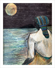 Load image into Gallery viewer, Remembering Egypt - moon - pharoah - joseph - 8x10
