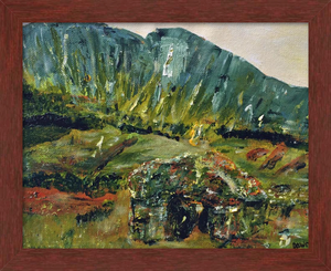 ROCK OF AGES ☼ Soul of Ireland Painting {Art Print} Gleniff Horseshoe Dolman painting County Sligo by Virginia artist Dawn Richerson 8x10 framed