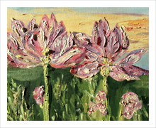 Load image into Gallery viewer, Side by Side ☼ Soul of Ireland Painting {Art Print} Art Print  8x10 Irish Flowers art print
