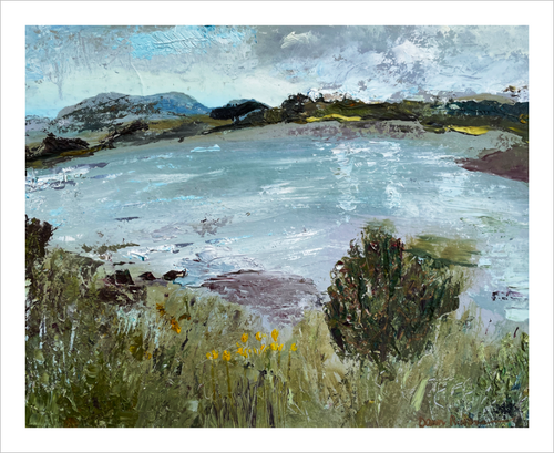Sligo Bay View from Coney Island ☼ Soul of Ireland Painting {Art Print} Dawn Richerson 8x10
