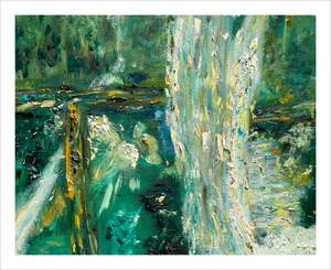 Spirits Surrendered Soul of Ireland painting County Leitrim painting Glencar Waterfall 8x10