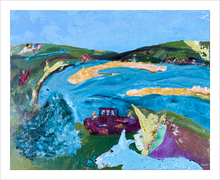 Load image into Gallery viewer, DONEGAL SHIPWRECK ☼ Soul of Ireland Painting {Art Print} 8x10
