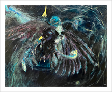 Load image into Gallery viewer, Something to Say - Paris - Crow - fury - rage - messenger - 8x10
