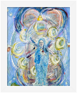 SUSPENSION ☼ Magdalen Painting {Art Print} Dawn Richerson Faith Painting 8x10 framed