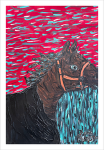 HORSE WITHOUT A RIDER ☼ Animal Kingdom {Art Print} 8x12