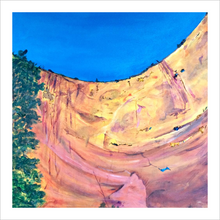 Load image into Gallery viewer, ECHO AMPHITHEATER ☼ Heart of America New Mexico Painting {Art Print} by Virginia artist Dawn Richerson 8x8
