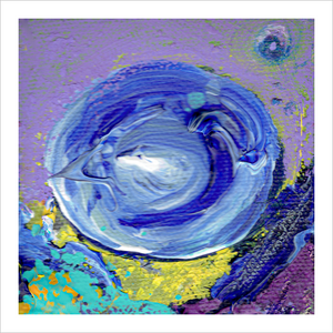 SWIRLING: The Rise of Life ☼ Recreation Series Painting {Art Print} Dreams for a New World recreation series painting by Virginia artist Dawn Richerson unframed
